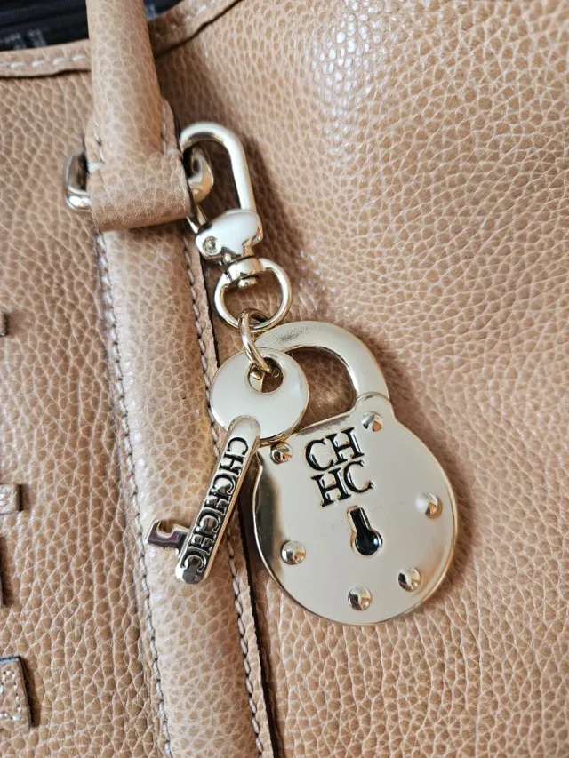 Bolso Piel Carolina Herrera Beige