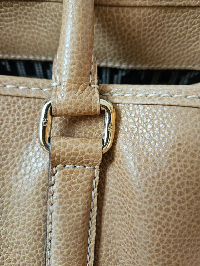 Bolso Piel Carolina Herrera Beige