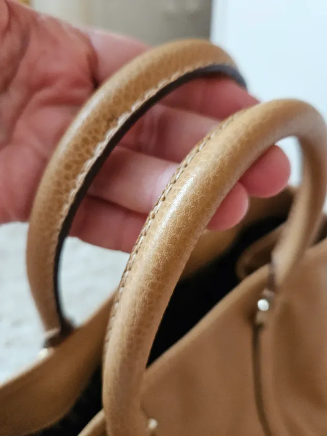 Bolso Piel Carolina Herrera Beige