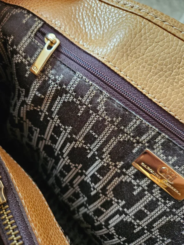 Bolso Piel Carolina Herrera Beige