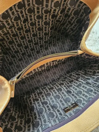 Bolso Piel Carolina Herrera Beige