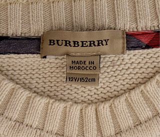 Jersey Burberry. Talla 12 años