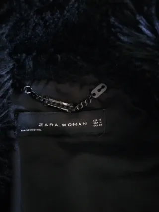 Chaqueta acolchada Zara negra