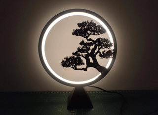 Lampada decorativa albero bonsai