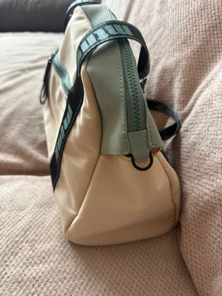 Bolso Mustang Beige y Verde Agua