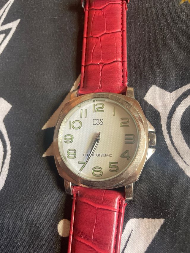 Reloj Domenico Stefano D&S Correa Roja