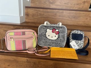 Lote 3 bolsos + 1 cartera