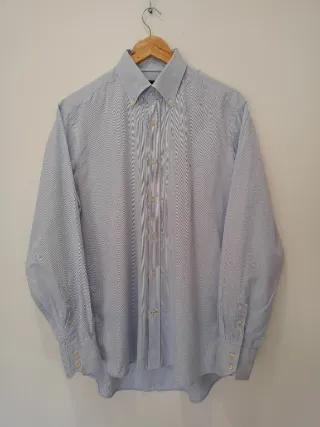 Camicia uomo Lacoste righe azzurra M