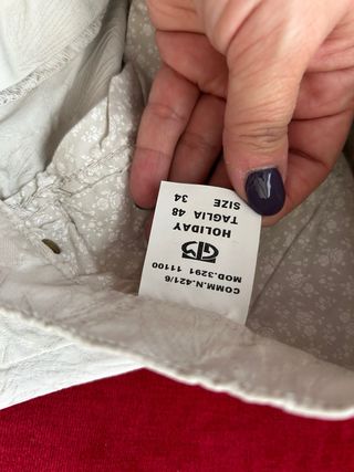 Pantaloni donna Holiday beige fantasia