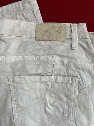 Pantaloni donna Holiday beige fantasia