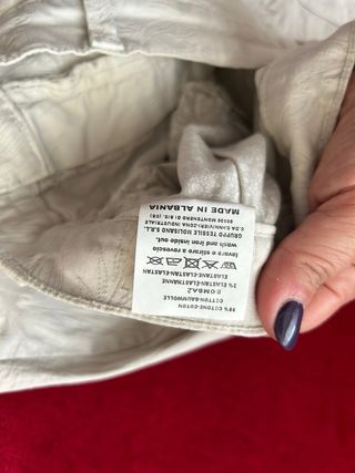 Pantaloni donna Holiday beige fantasia