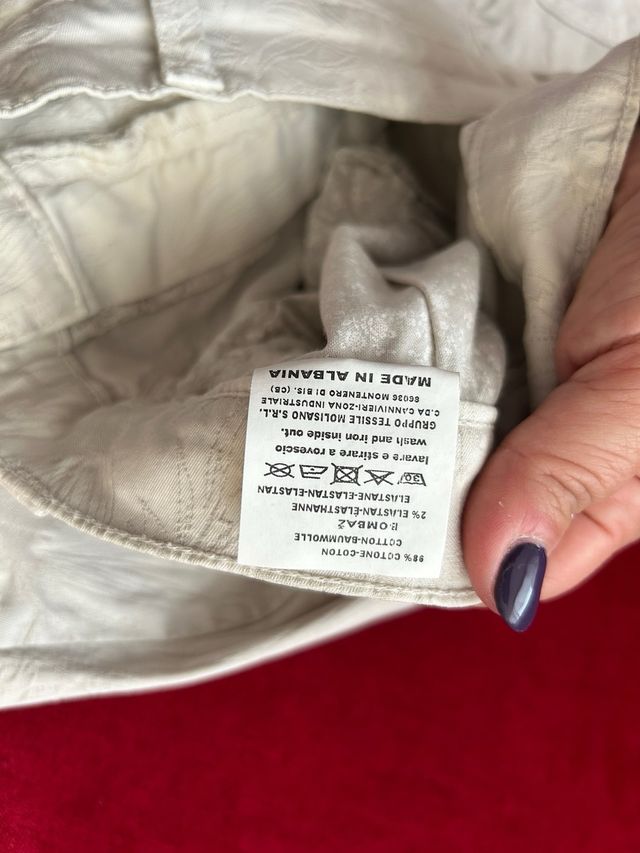 Pantaloni donna Holiday beige fantasia