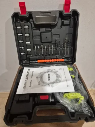 Taladro Percutor LAISHID 28V con Maletín