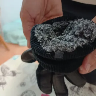 Guantes de hombre de cuero negro