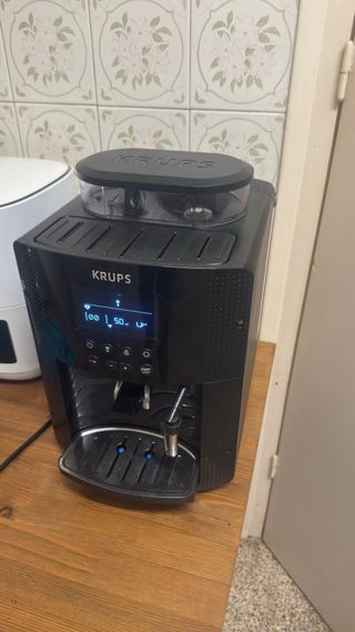 Cafetera Krups Superautomática Negra