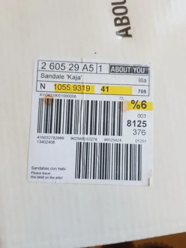 Sandálias femininas, t.41
