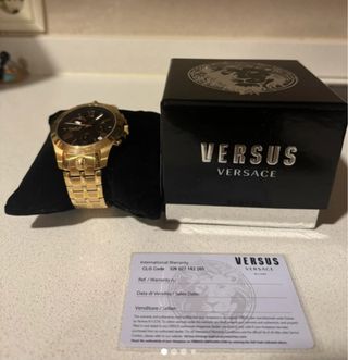 Reloj Versus Versace Dorado Poco Usado