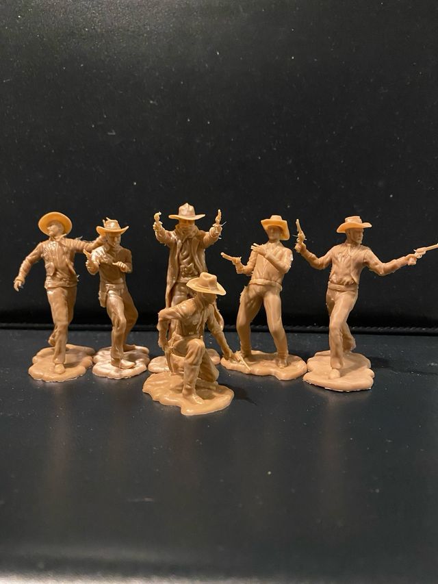 Soldatini Alex-M Cowboys Set N1. 6 Figure.Plastica