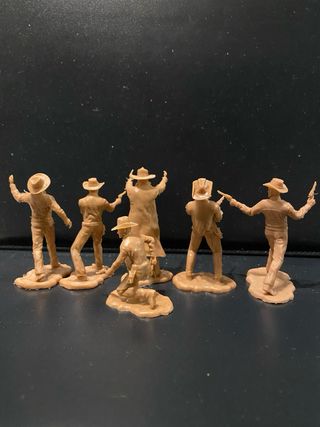 Soldatini Alex-M Cowboys Set N1. 6 Figure.Plastica