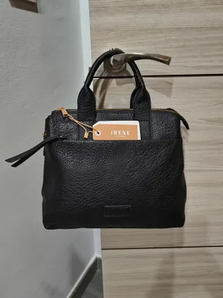 Bolso Irene Negro Piel Texturizada