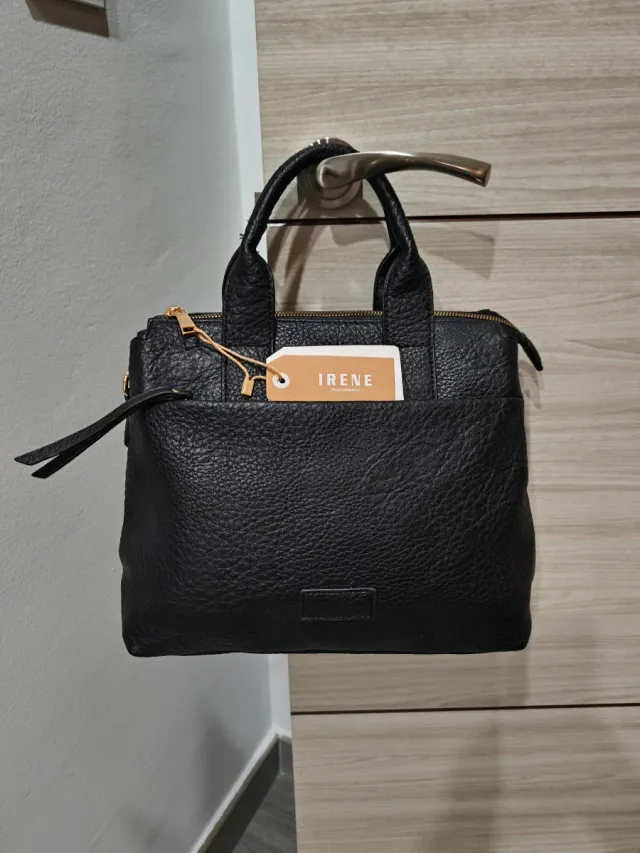 Bolso Irene Negro Piel Texturizada