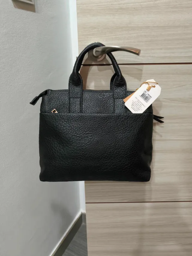 Bolso Irene Negro Piel Texturizada