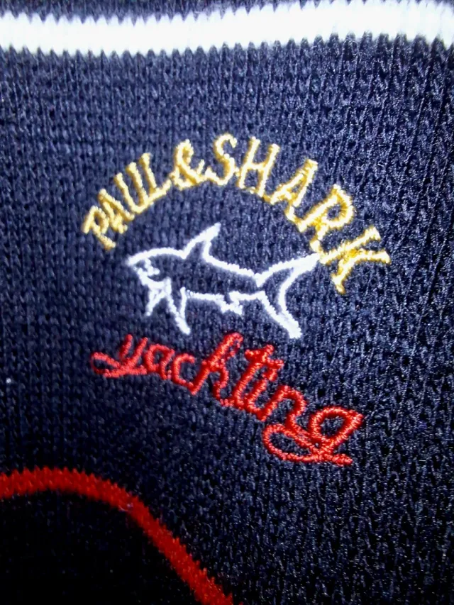 Chaleco Paul & Shark Azul Rayas L
