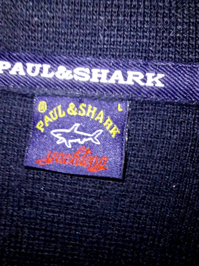 Chaleco Paul & Shark Azul Rayas L