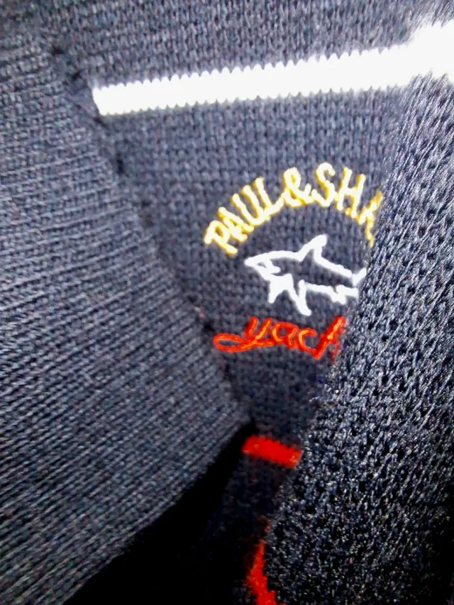 Chaleco Paul & Shark Azul Rayas L