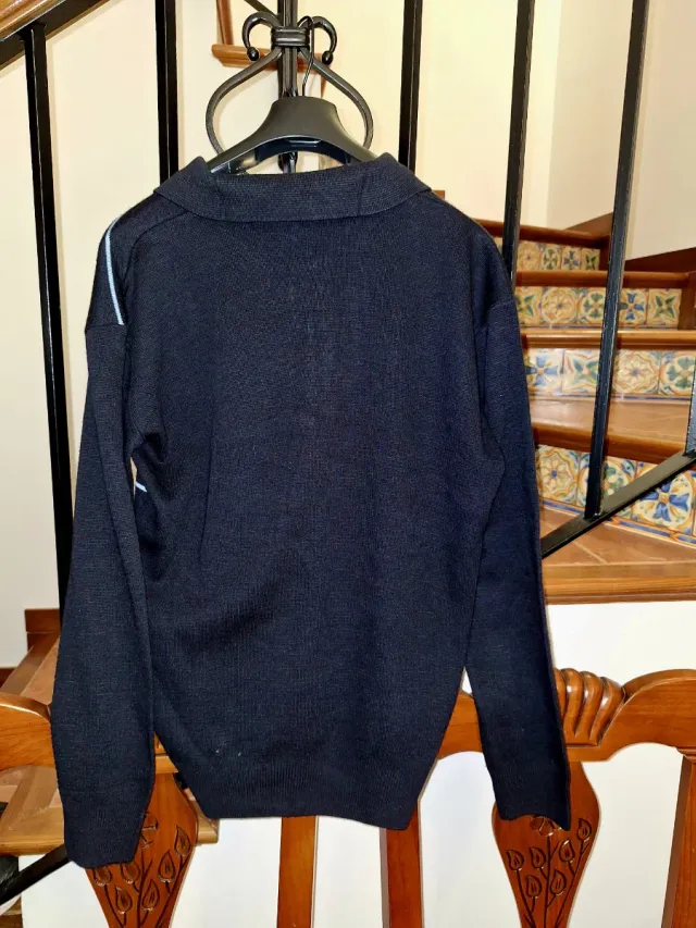 Chaleco Paul & Shark Azul Rayas L