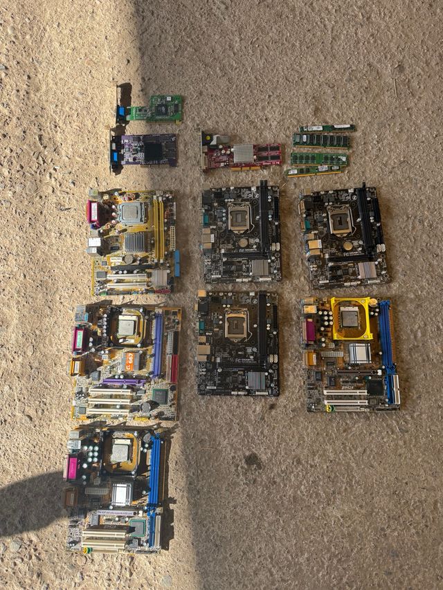 7 Placas Base PC Variadas