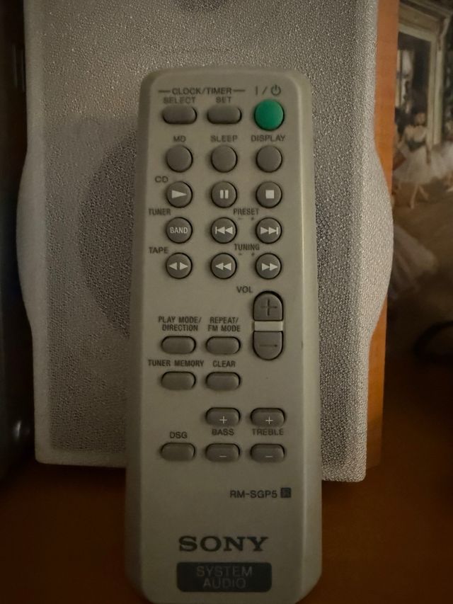 Minicadena Sony CMT-EP313 Plata/Madera