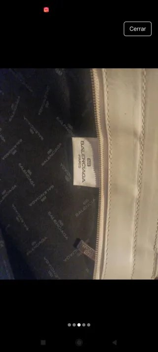 Bolso y cartera Balenciaga beige/negro