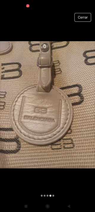 Bolso y cartera Balenciaga beige/negro