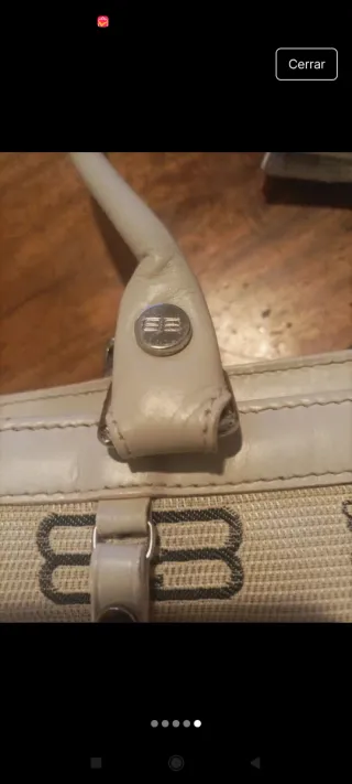 Bolso y cartera Balenciaga beige/negro