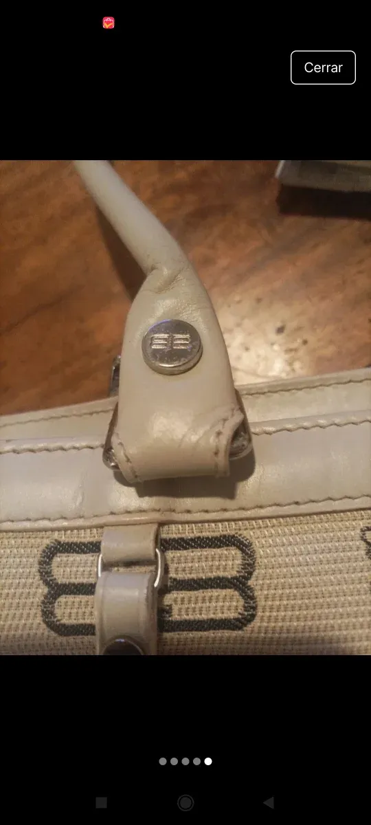 Bolso y cartera Balenciaga beige/negro