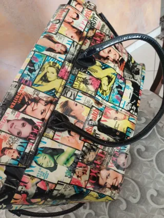 Borsa vintage Vogue multicolor