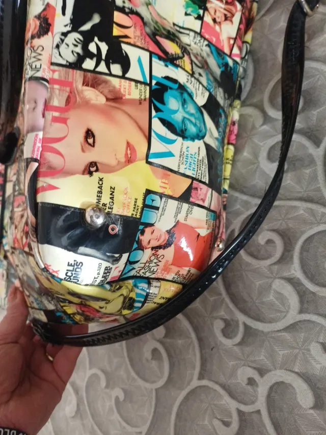 Borsa vintage Vogue multicolor