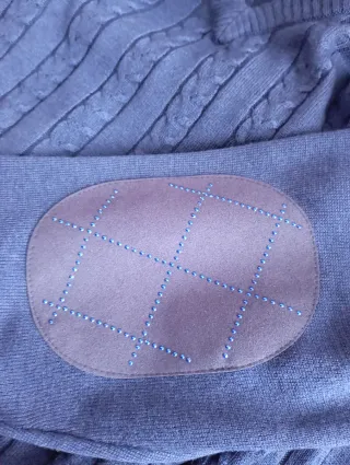 Jersey Dandara azul talla M con coderas