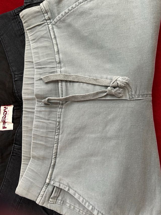 Pantaloncini corti donna neri/grigi