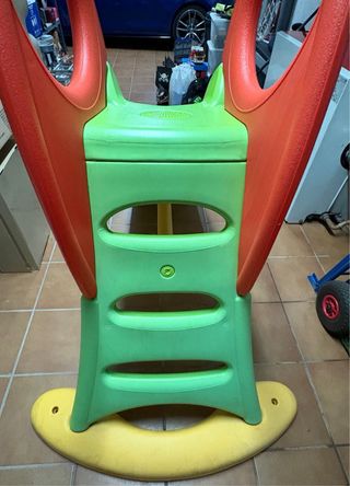 Tobogán Smoby Verde y Naranja