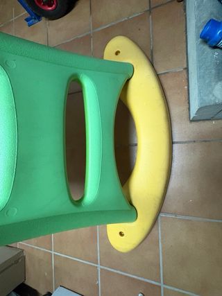 Tobogán Smoby Verde y Naranja