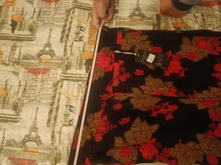 Falda pantalón estampada flores