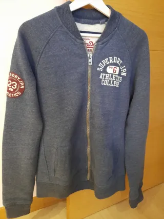 Sudadera Superdry Azul/Gris