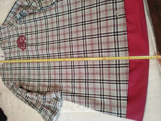 Vestido de cuadros talla 16