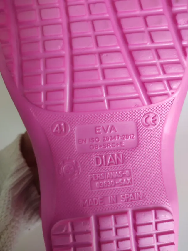 Zuecos unisex Dian Rosas