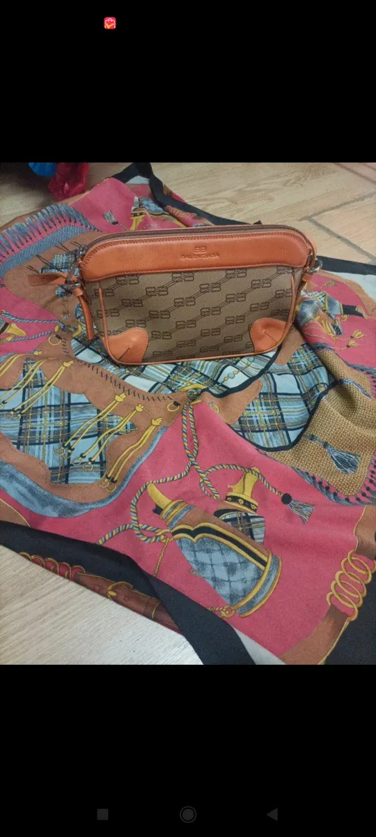 Bolso Balenciaga Marrón y Naranja