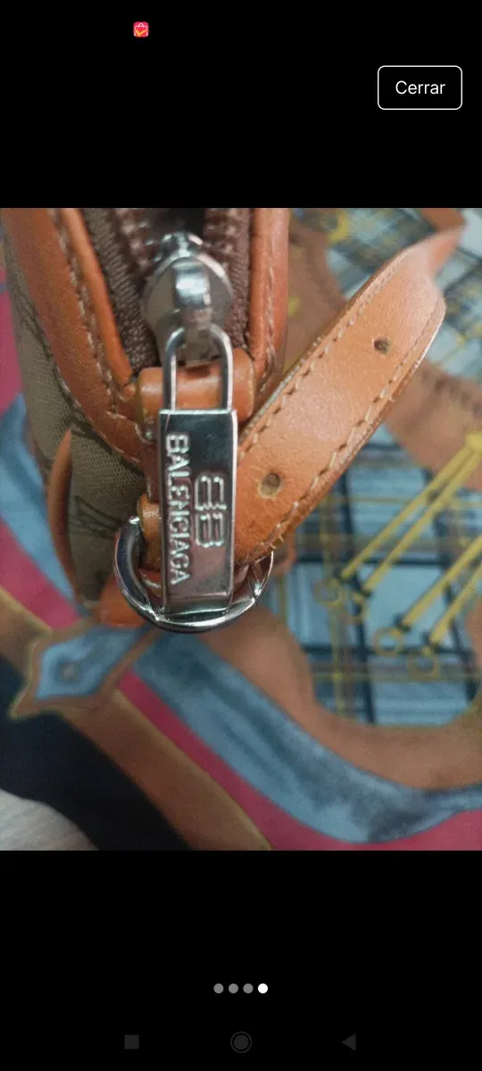 Bolso Balenciaga Marrón y Naranja