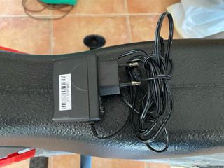 Moto de juguete infantil roja y negra