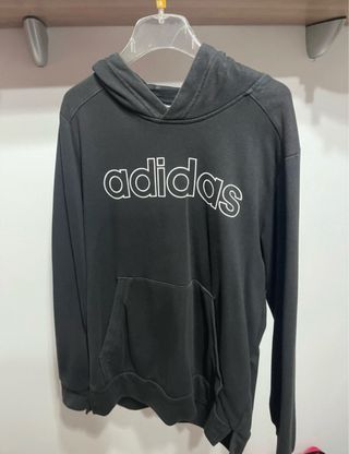 Sudadera Adidas Negra con Logo